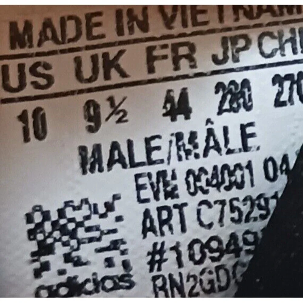 2-Adidas (SL Loop)-(Green/Black)-(Zebra/White/Black)-(Pre-owned)-(Decent)-$24.00 - Picture 9 of 9